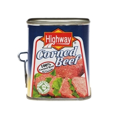 Thịt Bắp Bò Hầm Đóng Hộp Highway Corned Beef, Hộp 340g (12 Oz.)
