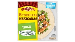 Vỏ Bánh Tortillas Mexicanas Trigo Old El Paso, Gói 244g (6 Vỏ)