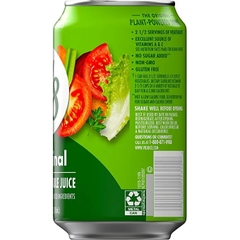 Nước Ép Rau Củ Nguyên Chất Original V8 100% Vegetable Juice, Lon 340 mL (11.5 Fl. Oz.)