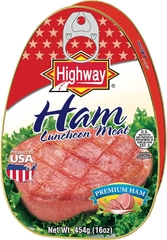 (USA) Thịt Heo Đóng Hộp Ham Luncheon Meat Đóng Hộp Highway, Hộp 454g (16 Oz.)