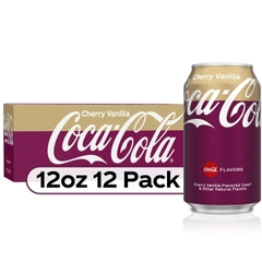Coca Cola Vị Cherry Vanilla , Thùng 12 Lon 355ml (12 Oz.)