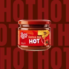 Sốt Salsa Cay POCO LOCO Salsa Dip Hot, Hộp Thuỷ Tinh 310g