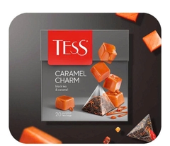 Trà Đen Thảo Mộc Vị Caramel Charm Tess, Hộp 20 Túi Lọc Kim Tự Tháp