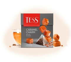 Trà Đen Thảo Mộc Vị Caramel Charm Tess, Hộp 20 Túi Lọc Kim Tự Tháp