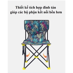 Ghế Câu Cá Gấp Gọn Lá Phong Ghế Gấp Inox, Ghế Xếp Giã Ngoại Giá Rẻ KK30