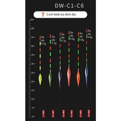 Phao Câu Đài Săn Hàng DW tăm phao lớn, siêu nhạy, chống lóa mắt, mỏi mắt cao cấp PC12