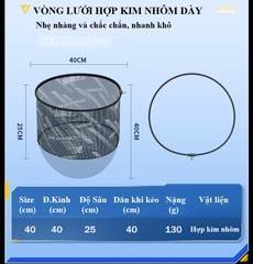 Vợt Cá Carbon Vành Tròn Vợt Cá Cao Cấp chuyên dụng câu đài KK18