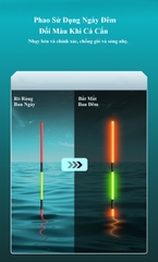 Phao Câu Đài Đổi Màu Tiểu Phượng Hoàng Phao Câu Cá Nano Chuyên Dụng Ngày Đêm Cao Cấp PC9