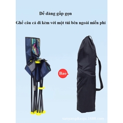 Ghế Câu Cá Gấp Gọn Lá Phong Ghế Gấp Inox, Ghế Xếp Giã Ngoại Giá Rẻ KK30