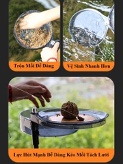 Khay Đựng Mồi Câu Đài YEYINGZHE Khay Đựng Mồi Trong Suốt Siêu Bền HPK14
