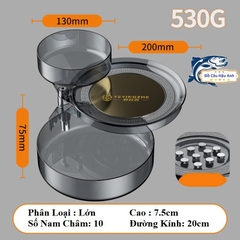 Khay Đựng Mồi Câu Đài YEYINGZHE Khay Đựng Mồi Trong Suốt Siêu Bền HPK14