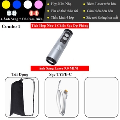 Đèn Pin Soi Phao Câu Cá 4 Màu Đa Chức Năng Tiện Dụng Đèn Pin Siêu Sáng Cao Cấp DCC8