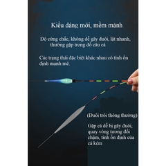 Phao Câu Đài Ngày Đêm HC Phao Câu Cá Nano Chuyên Dụng Câu Đêm Cao Cấp PC15