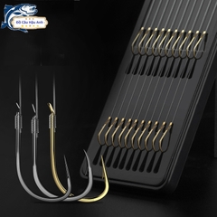 Lưỡi câu cá đôi buộc sẵn chuyên câu đài, lưỡi câu cá siêu bén LC2-A