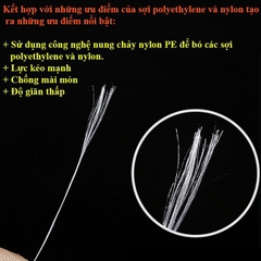 Cước Câu Cá, Cước Trục, Cước Thẻo Câu Đài J-Cheng Phủ Lớp Fluorocarbon Chất Lượng Cao DC1