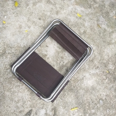 Ghế câu cá inox ghế xếp tựa lưng Inox siêu bền chịu tải cao