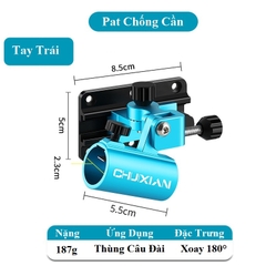 Bộ Pat Thùng Câu Đài, Pat Chống Cần, Pat Rọng Cá, Pat Khay Mồi Hợp Kim Nhôm Cao Cấp DCC16