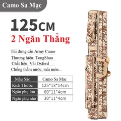 Túi Đựng Cần Câu Cá Army Camo Túi Đựng Cần Câu Đài Chống Thấm Nước Siêu Bền TDC11