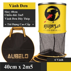 Rọng Đựng Cá Câu Đài Alibelo Vàng Khung Kim Loại Siêu Bền Rọng Cá Câu Đài KK2