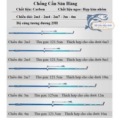 Chống Cần Câu Đài Săn Hàng Phi Thanh 25H Gác Cần Câu Cá Siêu Tải Chất Lượng Cao KK7