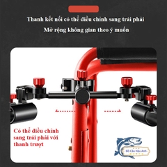 Pat Chống Cần Đôi, Pat Thùng Câu Đài, Pat Ghế Câu Đài Cao Cấp DCC15