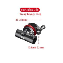 Bộ Pat Gắn Ghế Câu Đài BENNOU Xoay 360° Hợp Kim Nhôm Magie Hàng Không Cao Cấp DCC9