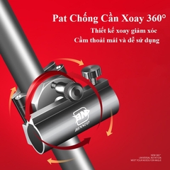 Bộ Pat Gắn Ghế Câu Đài BENNOU Xoay 360° Hợp Kim Nhôm Magie Hàng Không Cao Cấp DCC9