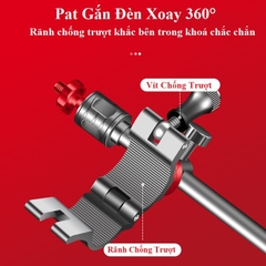 Bộ Pat Gắn Ghế Câu Đài BENNOU Xoay 360° Hợp Kim Nhôm Magie Hàng Không Cao Cấp DCC9