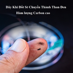 Cước Câu Đài Carbon 50M Thẻo Câu Đài Fluorocarbon Nguyên Liệu Nhật Bản Cao Cấp DC5