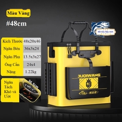 Thùng Đựng Cá Mingtu Thùng Đựng Cá Đa Năng Gấp Gọn Cao Cấp KK23