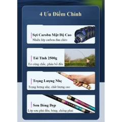 [BH Chính Hãng] Cần Câu Tay Săn Hàng X7 Gorofil Cần Câu Đài Chất Lượng Cao CC9