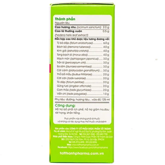 Siro bổ phế Bối Mẫu Forte Mom And Baby Tất Thành hỗ trợ giảm ho, đau rát họng, khản tiếng (125ml)