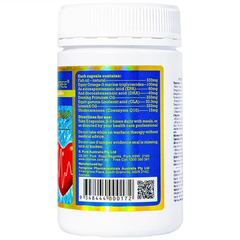 Viên uống Mega Omega 3,6,9 Plus Q10 Vitatree hỗ trợ duy trì sức khỏe của hệ tim mạch (120 viên)