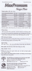 Viên uống MaxPremum Naga Plus Vesta tăng sức khỏe, đề kháng cho thai phụ (30 viên)