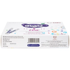 Siro Ginkid ZinC bổ sung kẽm, tăng sức đề kháng (20 ống x 5ml)