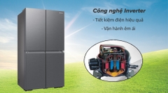 Tủ lạnh Samsung Inverter 649L 4 cửa RF59C700ES9/SV