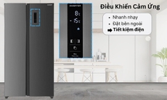 Tủ lạnh Sharp Inverter 532 lít side by side  SJ-SBX530V-SL
