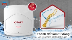 Bình nóng lạnh Ariston 30 lít vuông VITALY 30