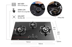 Bếp gas âm Electrolux EGT7838CK