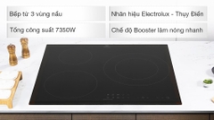 Bếp từ 3 vùng nấu lắp âm Electrolux LIT60336