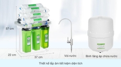 Máy lọc nước kangaroo Hydrogen KGRP99 lắp âm tủ bếp