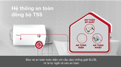 Bình nóng lạnh Ariston 50 lít ngang PRO R 50 SH