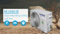 Điều hòa Samsung 2 chiều 12000BTU inverter AR12ASHZAWKNSV
