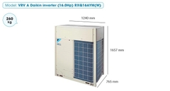 Dàn nóng điều hòa Daikin VRV A 154.000BTU (16HP) 1 chiều inverter RXQ16AYM