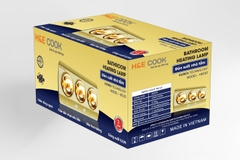 Đèn sưởi nhà tắm cao cấp H&E Cook HE03D