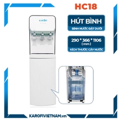 Cây nước nóng lạnh hút bình Karofi HC18
