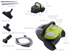 Máy hút bụi dạng hộp Electrolux Z1231