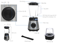 Máy xay sinh tố đa năng Electrolux E3TB1-710S