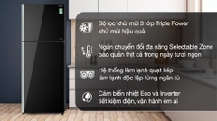 Tủ lạnh Hitachi Inverter 366 lít R-FVX480PGV9 GBK