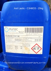 Axit Lactic (C₃H₆O₃)-TQ-TP-25kg-Tính chất hóa lý và ứng dụng thực phẩm, dược phẩm và công nghiệp của nó